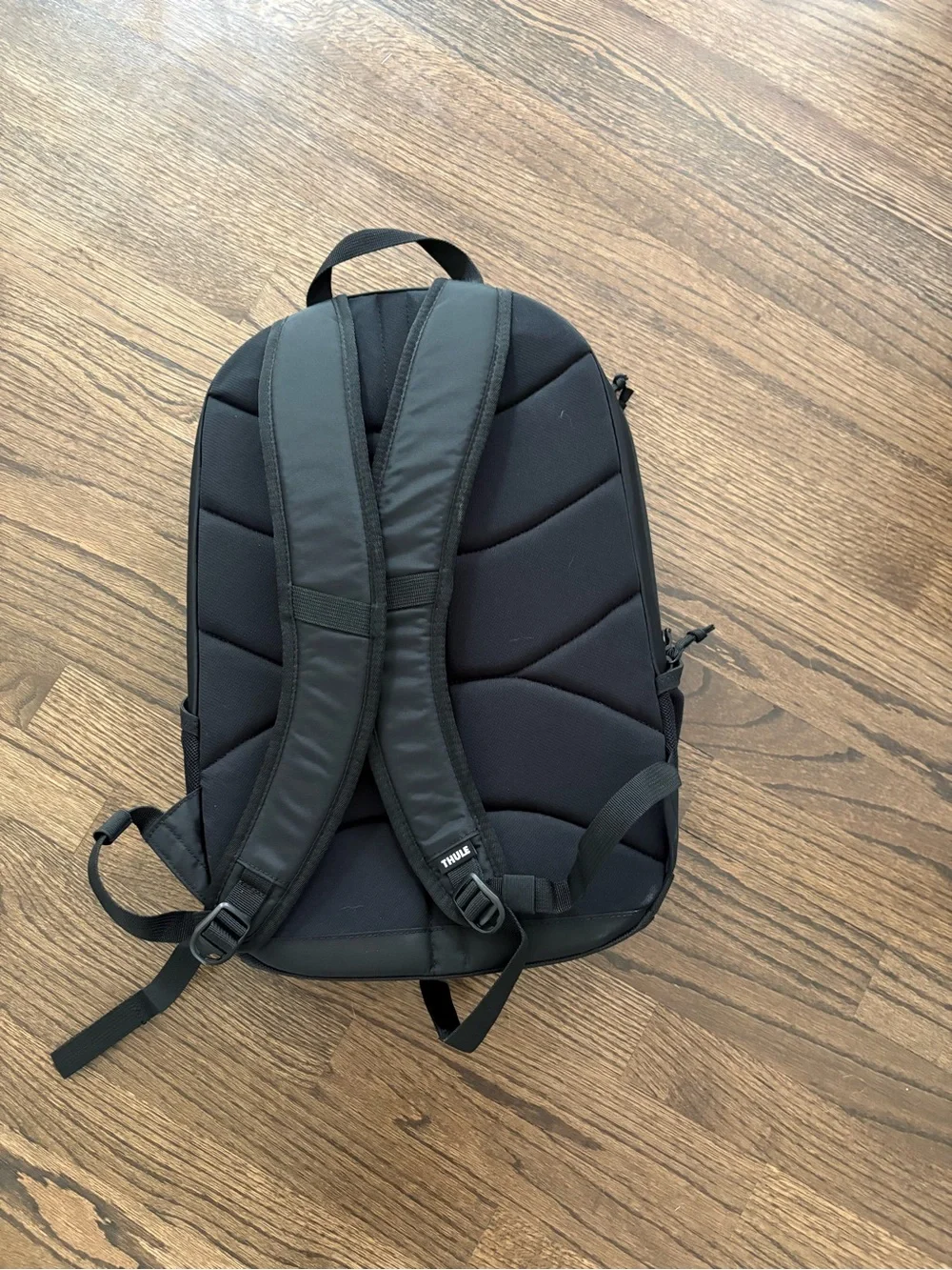 Thule Black Backpack with Stella Artois Patch
